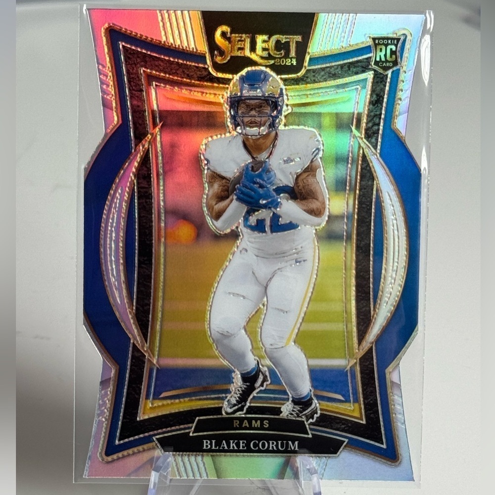 2024 Blake Corum Die Cut Silver Panini Select Prizm Mint condition
